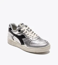 Diadora B.560 SILVER USED WN -Diadora Sale Store 201.181203 C4702 40 HR