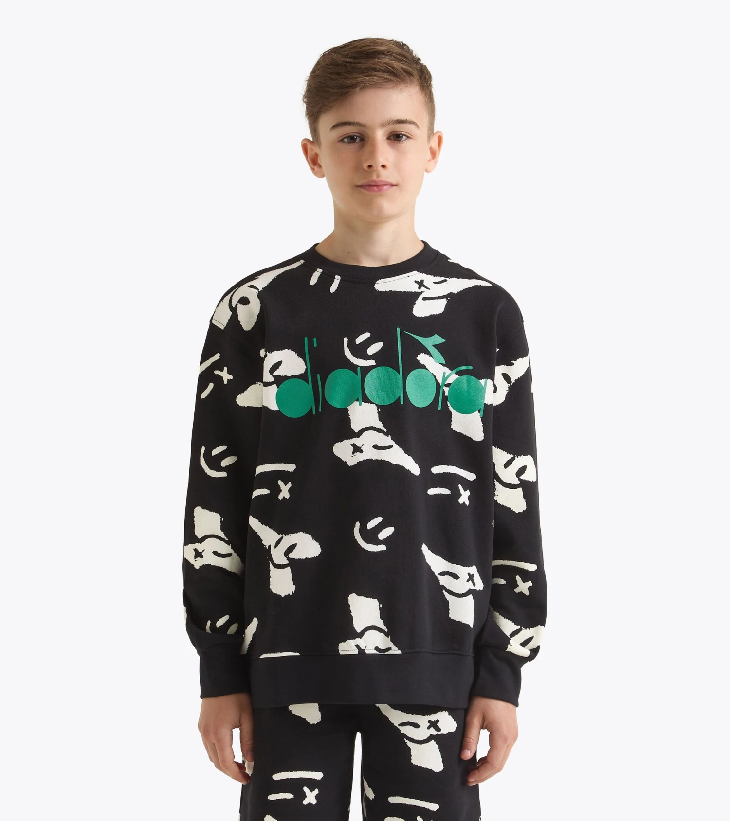 Diadora JB. SWEATSHIRT SMILE LOGO 1 Diadora JB. SWEATSHIRT SMILE LOGO