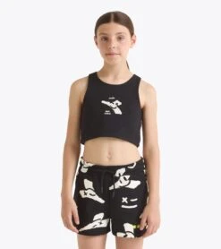 Diadora JG. CROP TOP SMILE LOGO