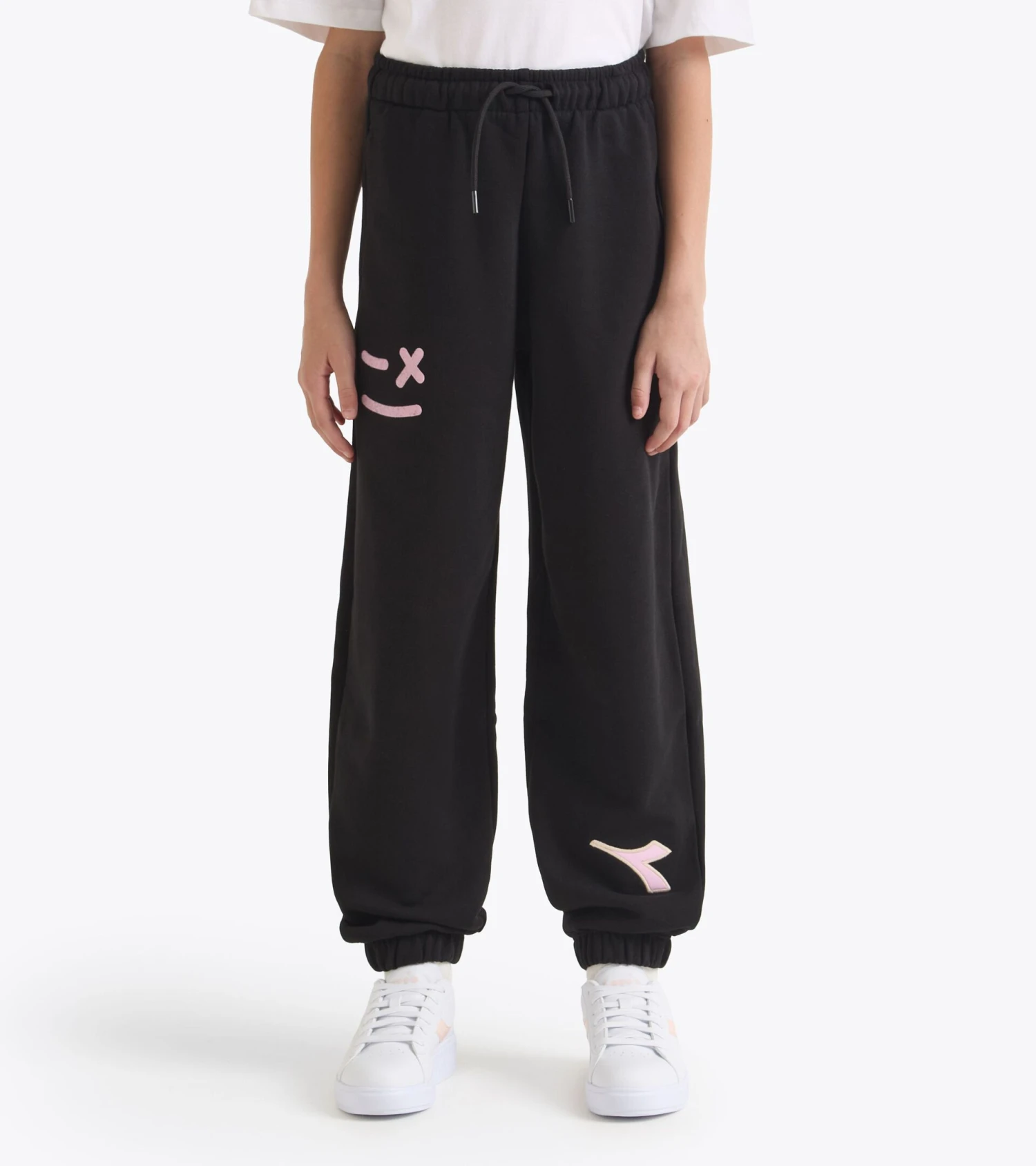 Diadora JG. JOGGER PANTS PINK SMILE 1 Diadora JG. JOGGER PANTS PINK SMILE